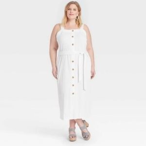 Women's Ava & Viv Button-front dress size 2XL NWOT
